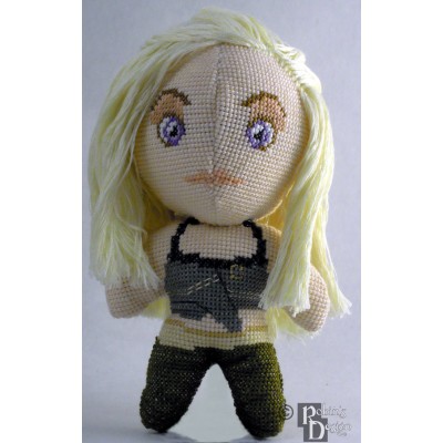 Daenerys Doll 3D Cross Stitch Sewing Pattern PDF Download