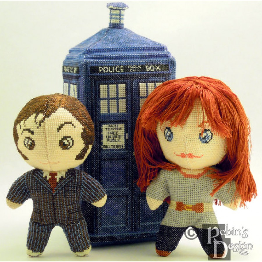 Donna Noble Doll 3D Cross Stitch Sewing Pattern PDF Download