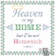 Heaven is my Home but I'm not Homesick Cross Stitch Pattern PDF Download