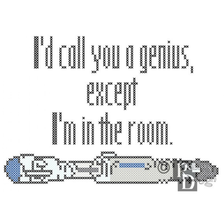 I'd call you a genius, except I'm in the Room Cross Stitch Pattern PDF Download