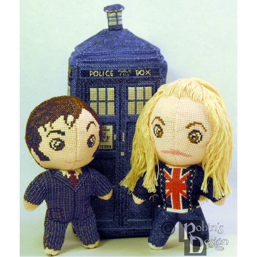 Rose Tyler Doll 3D Cross Stitch Sewing Pattern PDF Download