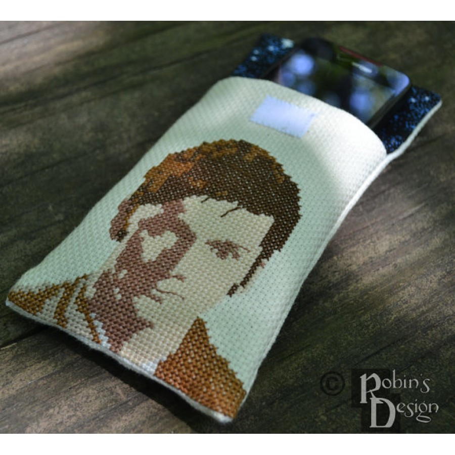 The 10th Doctor and Tardis Phone/Electronics Case Cross Stitch Sewing Pattern PDF Download