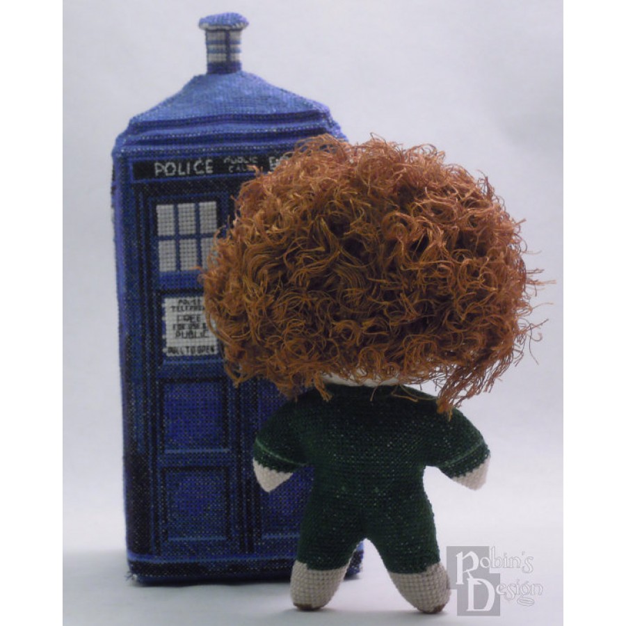 The Eighth Doctor Doll 3D Cross Stitch Sewing Pattern PDF Download