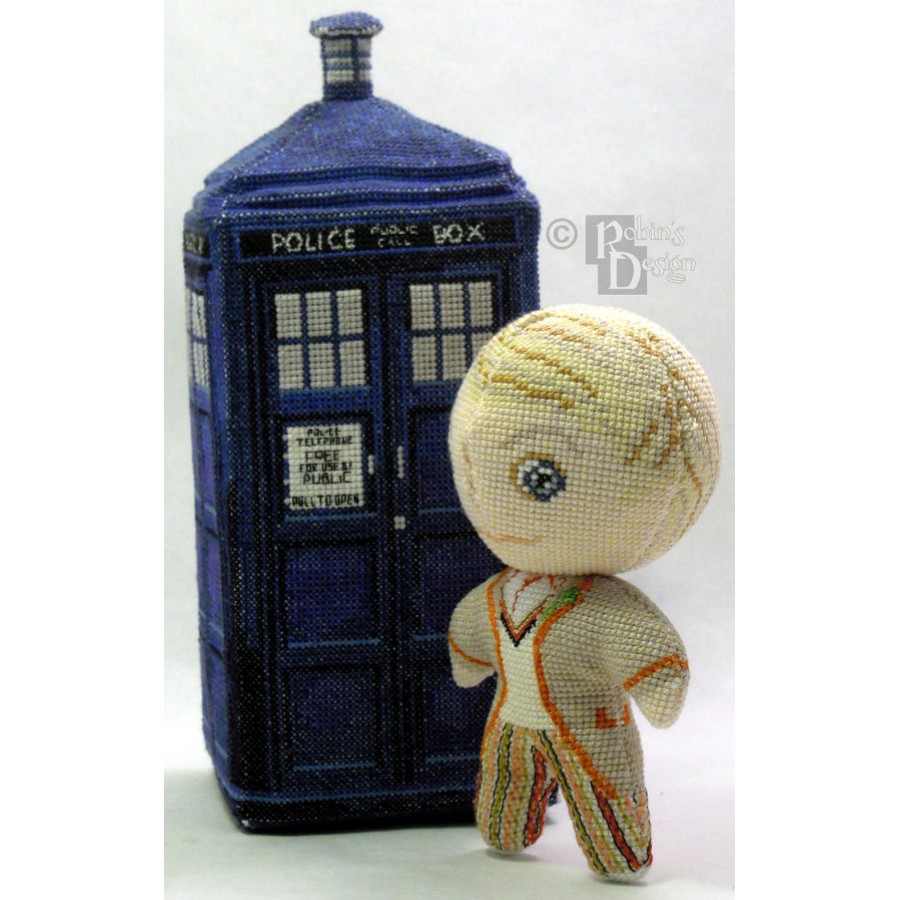 The Fifth Doctor Doll 3D Cross Stitch Sewing Pattern PDF Download