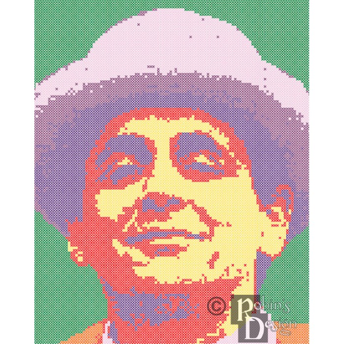 The Seventh Doctor Cross Stitch Pattern PDF Download