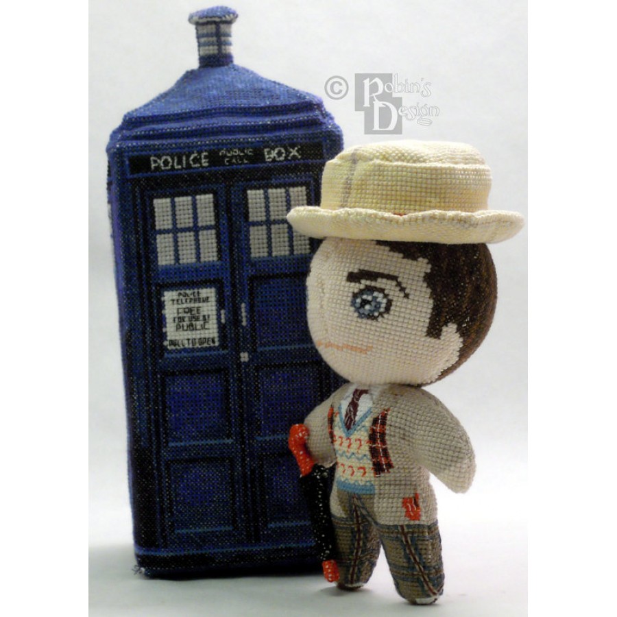 The Seventh Doctor Doll 3D Cross Stitch Sewing Pattern PDF Download