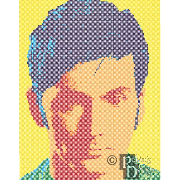 The Tenth Doctor Cross Stitch Pattern PDF Download