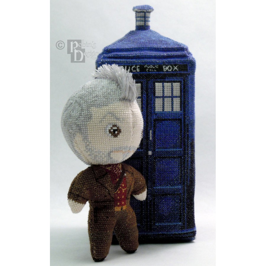 The War Doctor Doll 3D Cross Stitch Sewing Pattern PDF Download