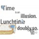 Time is an Illusion Lunchtime Doubly So Cross Stitch Pattern PDF Download