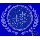 United Federation of Planets Insignia Patch Cross Stitch Pattern PDF Download