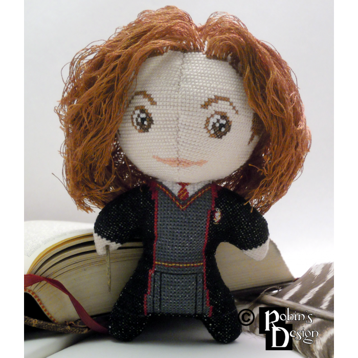 Hermione Granger Doll 3D Cross Stitch Sewing Pattern PDF Download