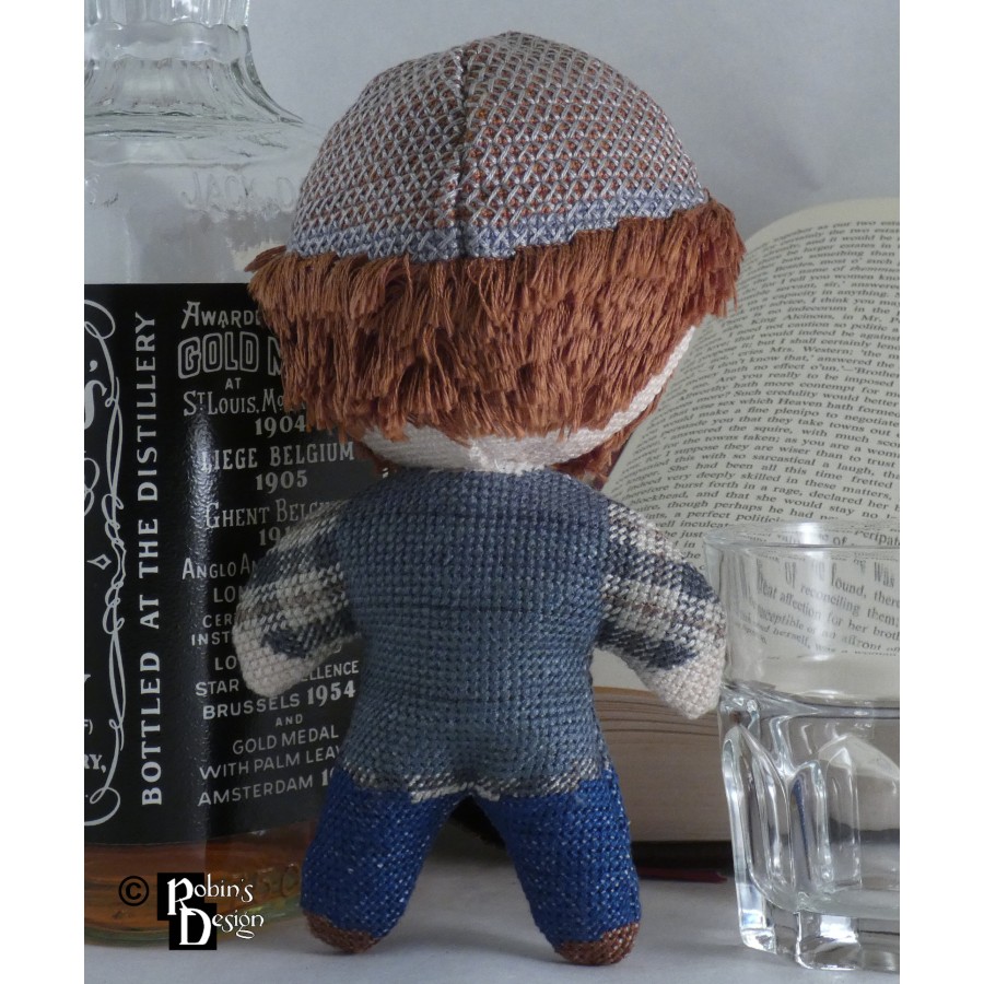 Bobby Singer Doll 3D Cross Stitch Sewing Pattern PDF Download