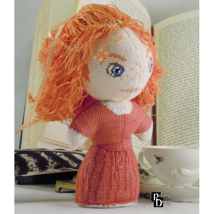 Demelza Poldark Doll 3D Cross Stitch Sewing Pattern PDF Download