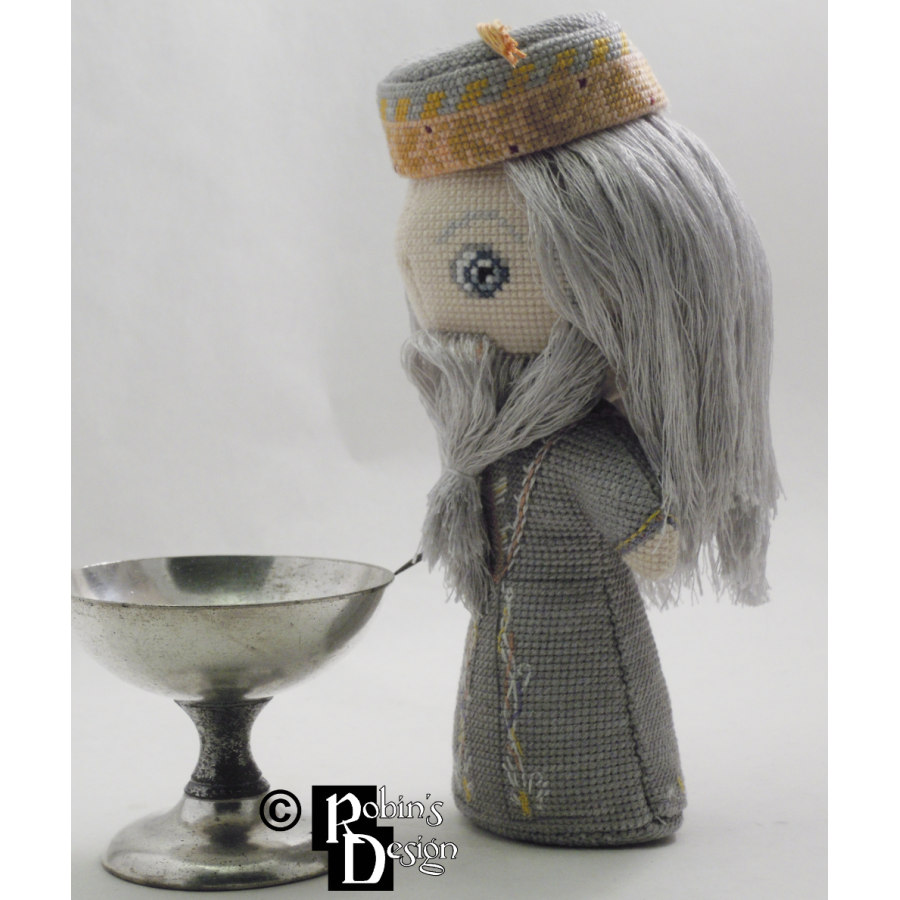 Albus Dumbledore Doll 3D Cross Stitch Sewing Pattern PDF Download