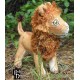 Mfalme the African Lion Doll 3D Cross Stitch Animal Sewing Pattern PDF Download