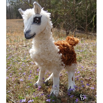 Rama the Llama Doll 3D Cross Stitch Animal Sewing Pattern PDF Download