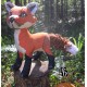 Mulder the Red Fox Doll 3D Cross Stitch Animal Sewing Pattern PDF Download