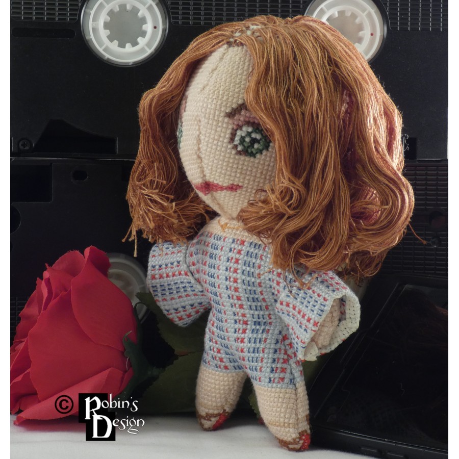 Alexis Rose 3d Cross Stitch Doll Sewing Pattern PDF Download