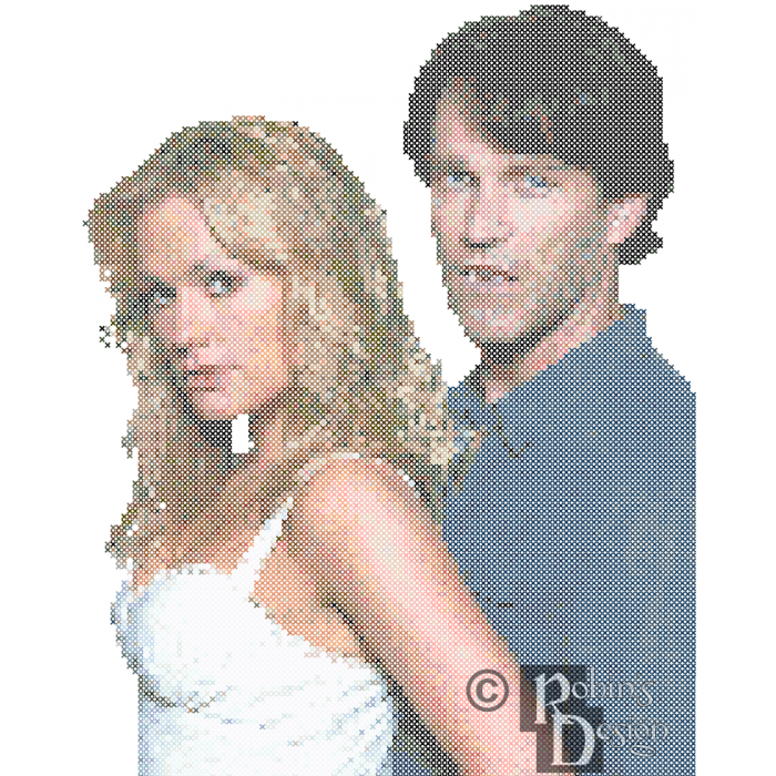 Sookie Stackhouse and Bill Compton Cross Stitch Pattern PDF Download