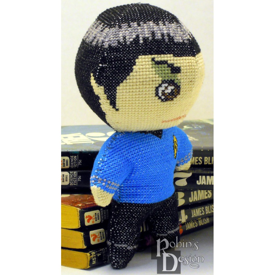 Mr. Spock Doll 3D Cross Stitch Sewing Pattern PDF Download
