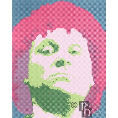 The Sixth Doctor Cross Stitch Pattern PDF Download