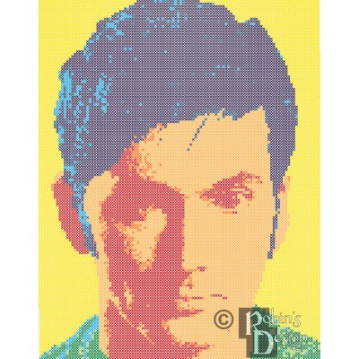 The Tenth Doctor Cross Stitch Pattern PDF Download