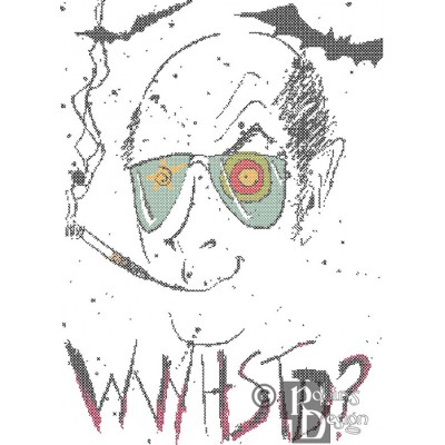 What Would Hunter S Thompson Do Cross Stitch Pattern PDF Download